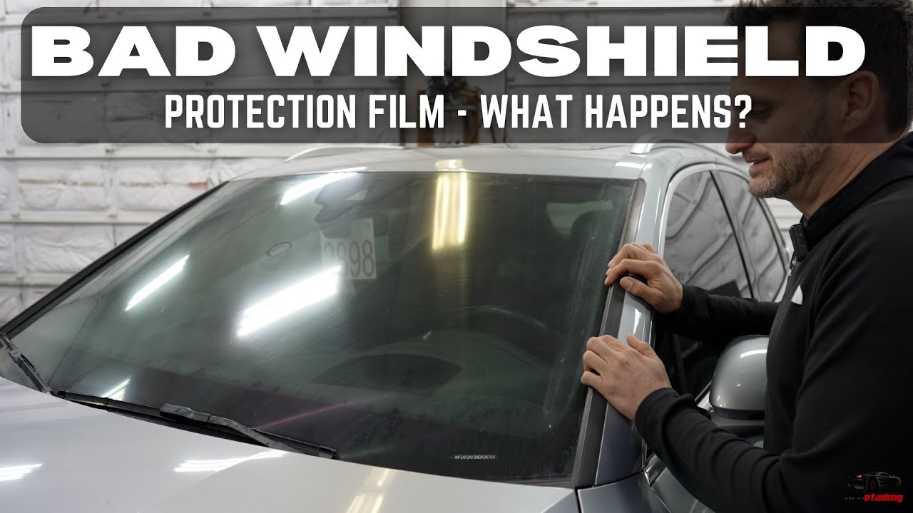 Что происходит, когда вы используете некачественную защитную пленку для лобового стекла?