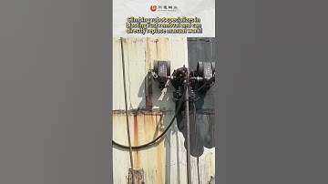 Need efficient climbing robots + magnetic wheels? Find us now!#climbingrobot#sandblasting #magnetic