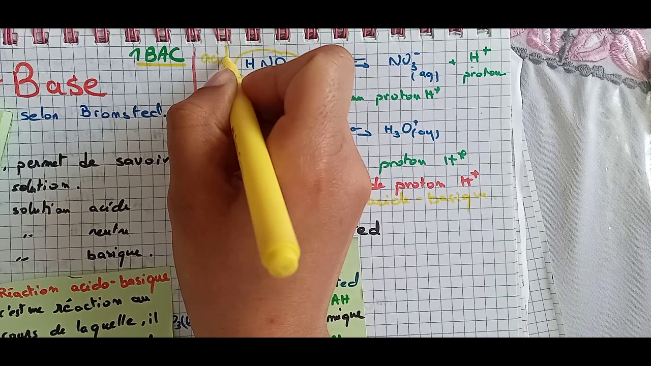 1BAC 🔺️ Acide et base الحمض و القاعدة