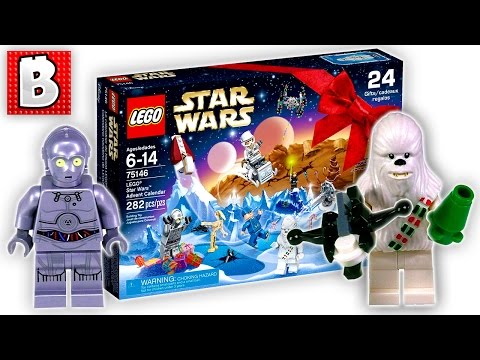 Lego Star Wars Advent Calendar Set 75146 | Unbox Build Time Lapse Review