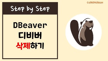 DBeaver 디비버 프로그램 제거하기 삭제하기 uninstall