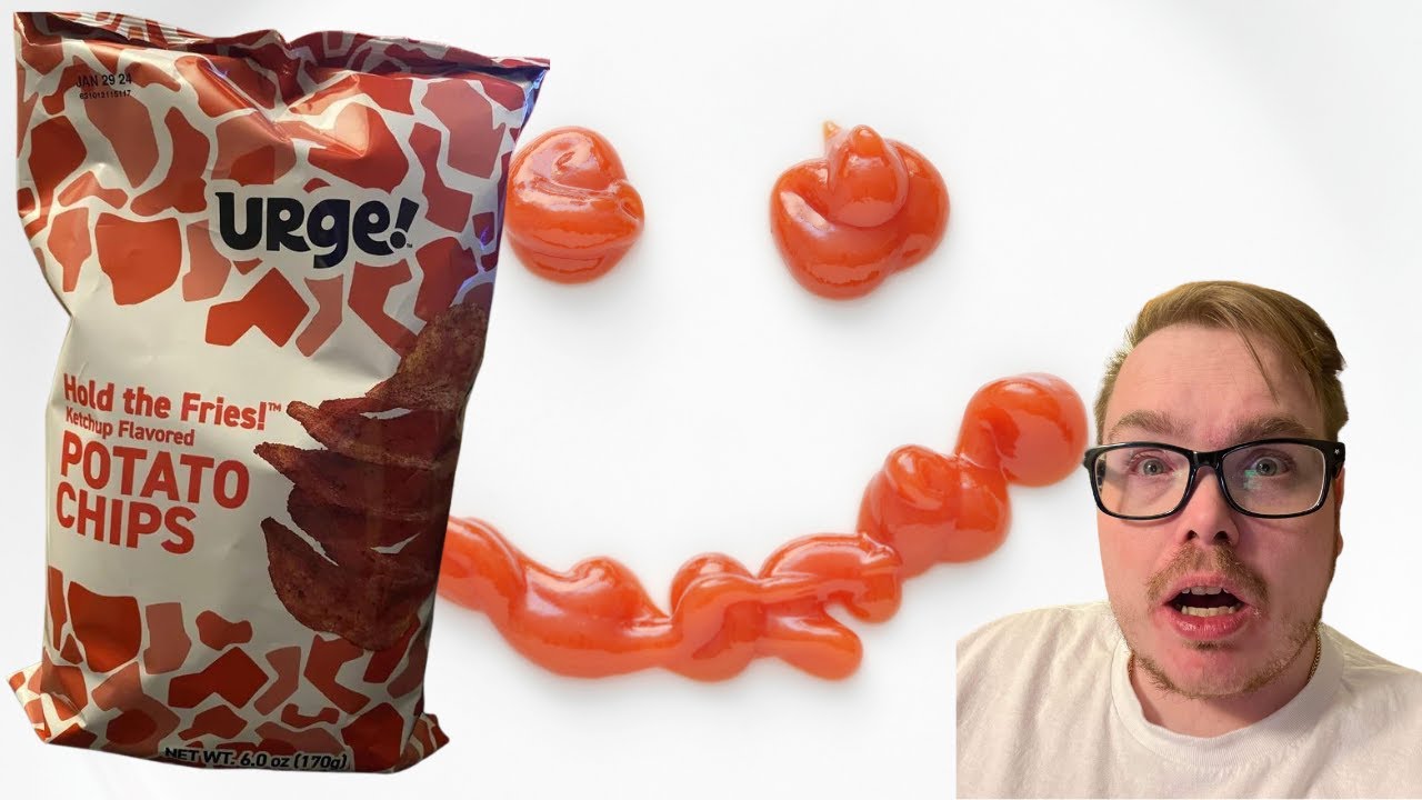 URGE! "Hold The Fries" Ketchup Flavored Chips Review! 🍅🥔 Lucas Starr