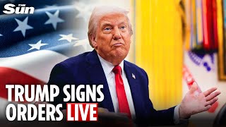 Download Lagu LIVE: President Trump signs historic executive orders on energy tariffs and addiction recovery MP3