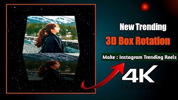 How to Make 3D Box Rotation Translation  || Alight motion Video Editing Tutorial || 4K Export