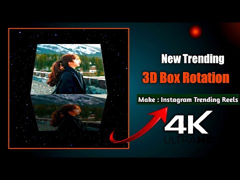 How to Make 3D Box Rotation Translation  || Alight motion Video Editing Tutorial || 4K Export