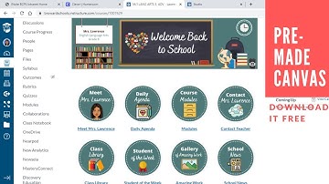 Download a Pre-Made CANVAS Class from Commons (New)