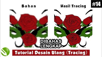 Tutorial Tracing Dari Gambar Buram atau Blur #14 - Tutorial corelDRAW Tukang Tracing