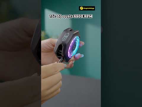 Quạt tản nhiệt sò lạnh Black Shark: Thoải mái chơi game, tác vụ nặng không lo nóng máy! #shorts