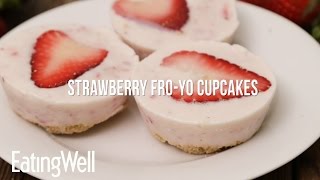Strawberry Fro-Yo Cupcakes | EatingWell