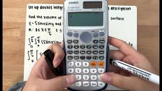 Calc 3 Ch.15 Setting up Double Integrals | To Find Volume | Given Verbal Description
