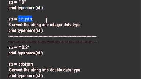 cint, cdbl and clng in QTP