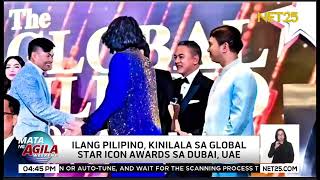 Aquino Plotado on NET25 at The Global Filipino Star ICON Awards 2026.