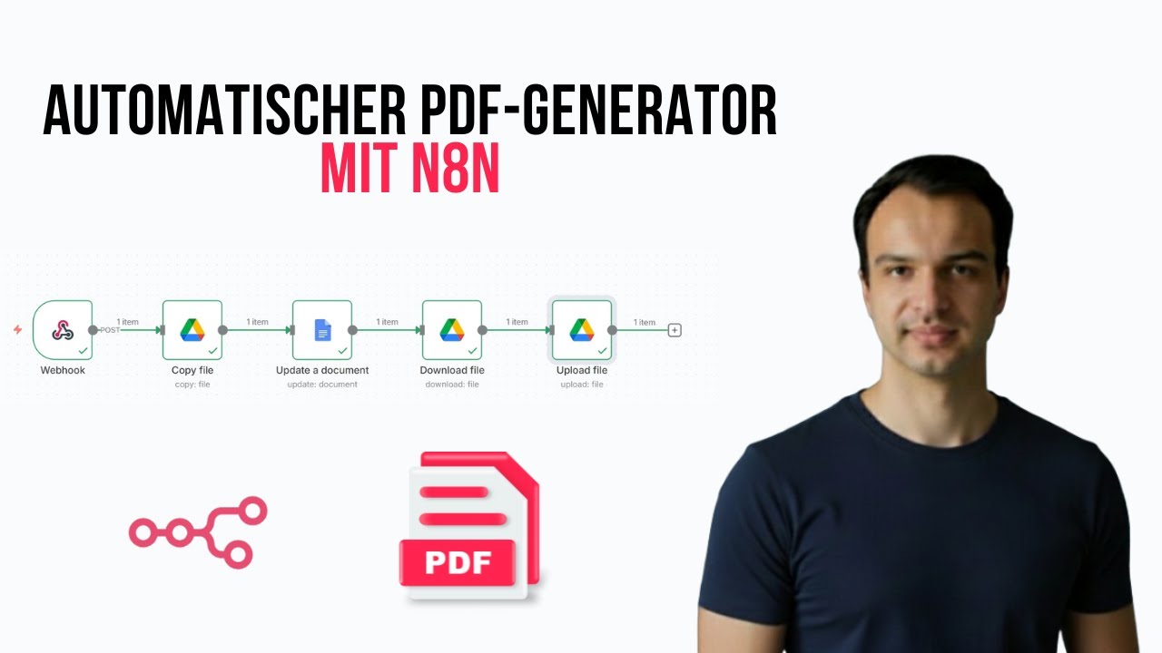 PDF Generator mit N8N bauen   Dokumente automatisch erstellen Tutorial