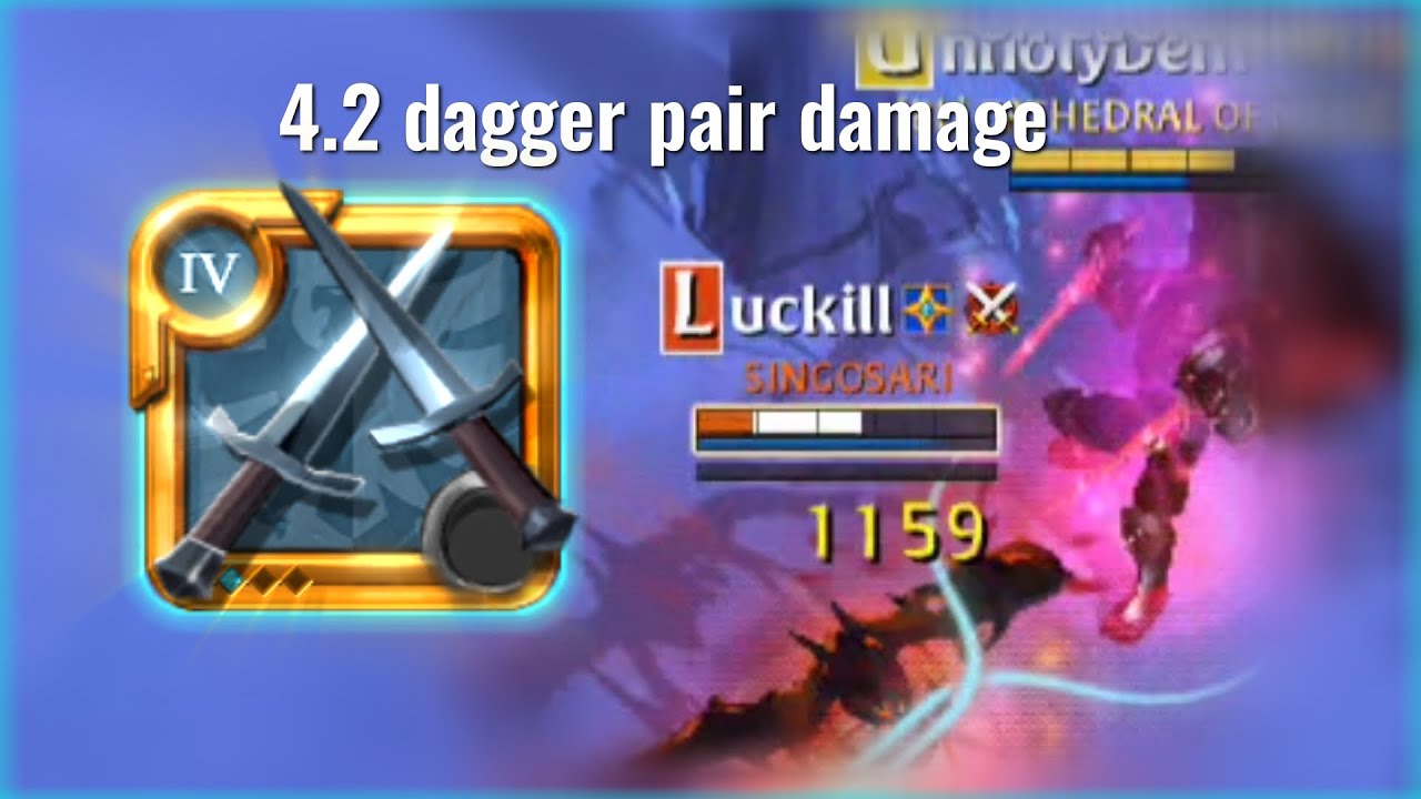 Dagger pair solo one shot | Albion online 