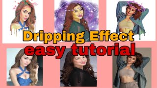 PICSART DRIPPING EFFECT EDITING TUTORIAL| Picsart tutorial