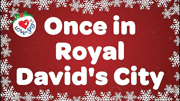 Once in Royal David's City with Lyrics | Christmas Songs & Carols