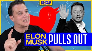 Musk pulls out on Twitter,  Dollar EXPLODES, Network Blackout Canada