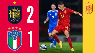 RESUMEN | Italia 1-2 España | Campeonato de Europa Sub-17 | Fase de grupos | 🔴 SEFUTBOL