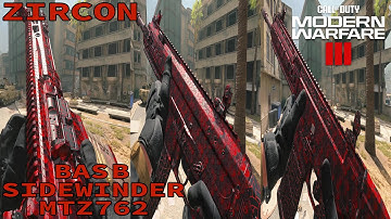 UNLOCKING ZIRCON ON THE BAS-B & SIDEWINDER & MTZ-762! - COD MW3 ZOMBIES