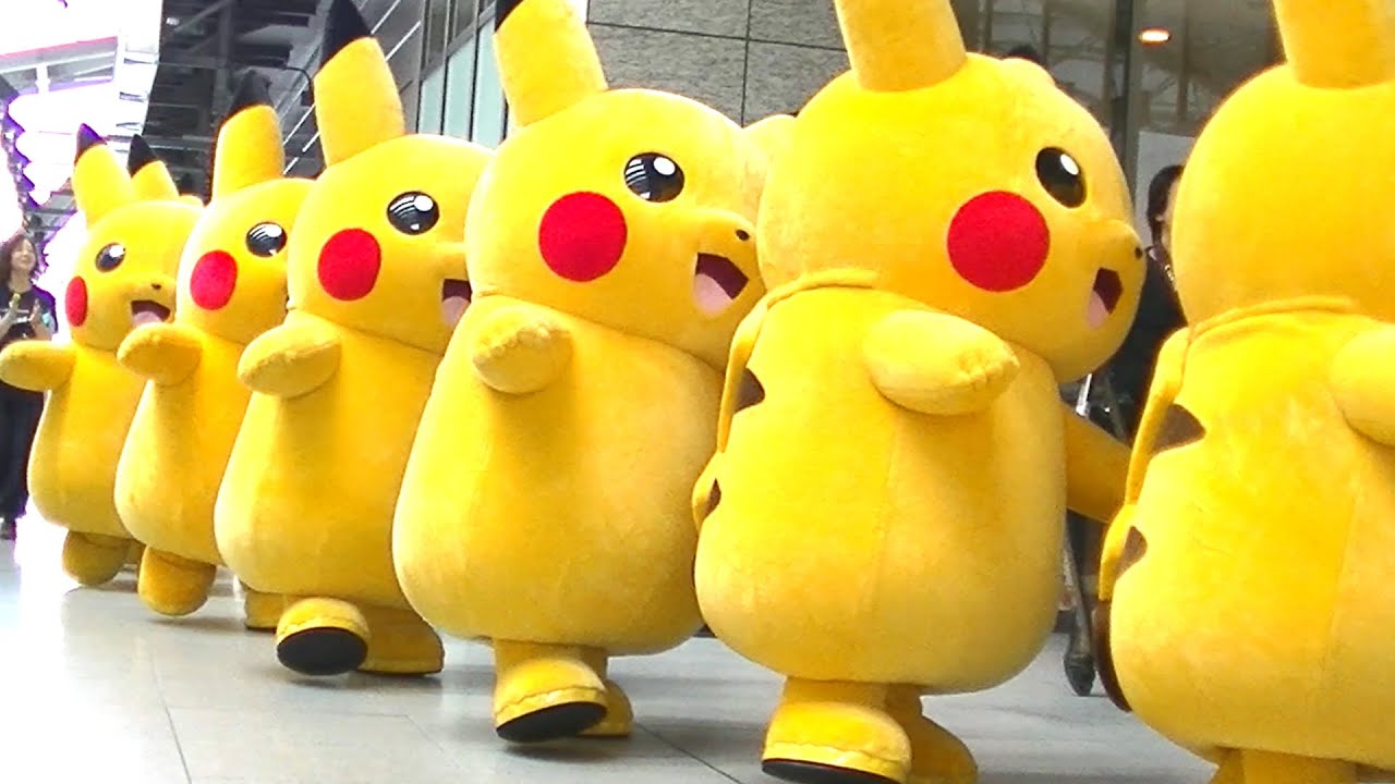 【ポケモン】超カワイイ！　ピカチュウの大行進　～JR大阪駅　時空（とき）の広場～