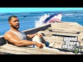 ФРАНКЛИН ПОТЕРЯЛСЯ в ОТКРЫТОМ ОКЕАНЕ! Окружили АКУЛЫ УБИЙЦЫ! - GTA 5 (Моды ГТА 5)