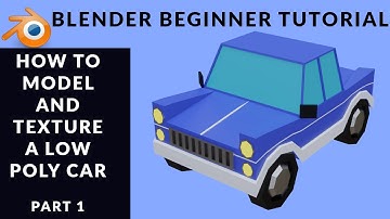How to Make a Low Poly Car in Blender 2.9 - Part 1 |Beginner Tutorial