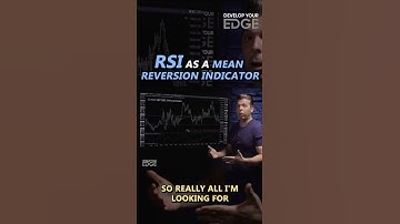 RSI as a Mean Reversion Indicator