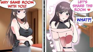 After Raining, I Had To Share A Room With A Cute Colleague Who I Thought Hated Me (RomCom Manga Dub)