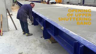 Moldtech tilting tables for precast manufacturers