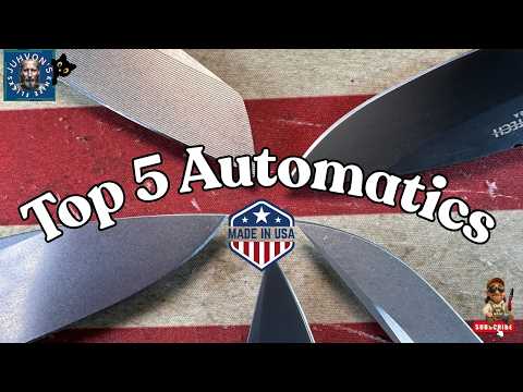 The BEST USA-Made Automatic Knives I Own (Top 5 Ranked!)!
