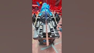 Straight thread rebar rib stripping thread rolling machine