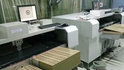 Fully automatic ccd guide hole drilling machine