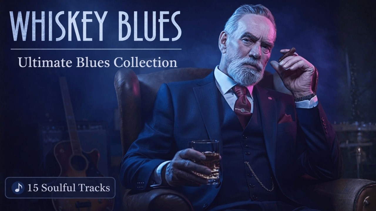 Whiskey Blues – Late Night Guitar, Cigars & Quiet Pain