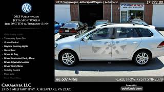 Used 2013 Volkswagen Jetta Sportwagen Carmania Llc, Chesapeake, Va - Sold