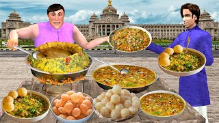 Masala Puri Chaat Bangalore Street Food Masala Pani Puri Hindi Kahani Moral Stories New Comedy Video