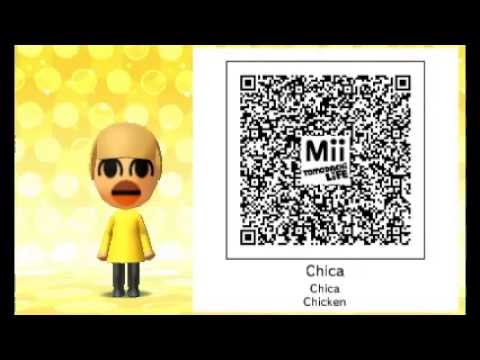 Freddy Fazbear Mii Qr Code