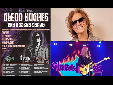 Glenn Hughes (DEEP PURPLE, Sabbath etc.) 2026 USA tour w/ ENUFF ZNUFF, Gilby Clarke and Dead Groove