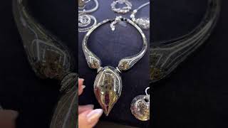Обзор витрины #дизайнерскиеукрашения #муранскоестекло #бижутерия #подвеска#браслет #серьги