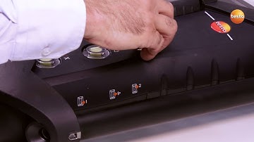 testo 350: Testing and replacing dirt filters (9/13) | Be sure. Testo