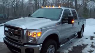 Installing Ford Factory Cab Lights on 2016 F350  Detailed Installation Sequence