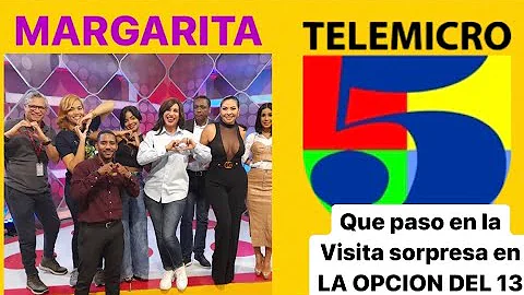 MARGARITA hace visita sorpresa al LA OPCION DEL 13...