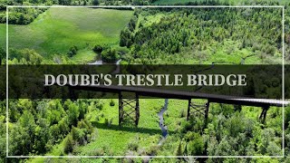 Doube's Trestle Bridge, Ontario (4K Drone)
