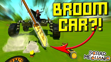 TABLE FLIP ROBOT, SWEEPING BROOM CAR, and MORE ! (Speed Builds Ep 15) - Scrap Mechanic Gameplay