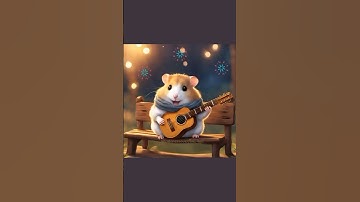 Cute APT Hamster Singing APT Song by ROSÉ & Bruno Mars🐹 🎤| #shorts  #apt #cute #hamsters #funny
