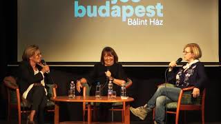 Pataki Ági & Péterfy Novák Éva  Rangos beszélgetések a JCC Budapest  Bálint Házban  2019 11 11