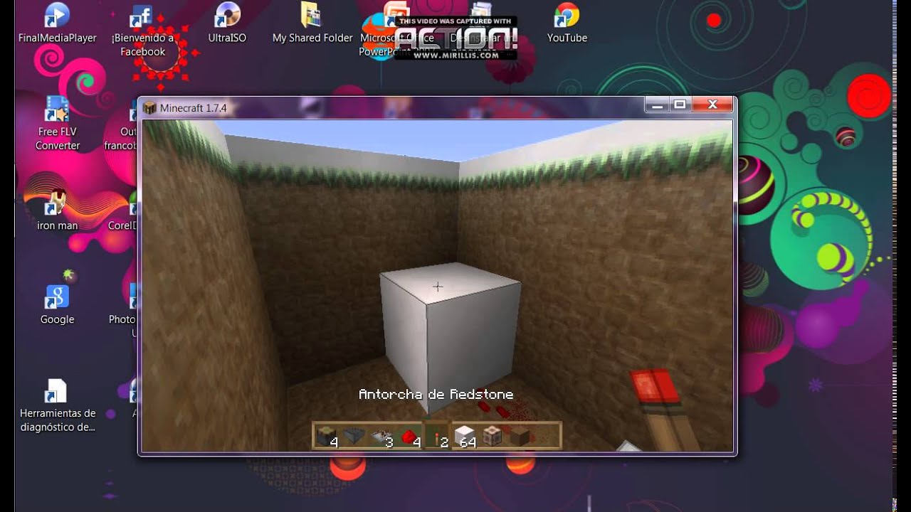 como hacer una puerta automatica con sensor de presencia- MINECRAFT ...