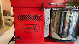 UNBOXING FERRARI OF MIXER FAMAG SPIRAL DOUGH MIXER (usa unboxing)