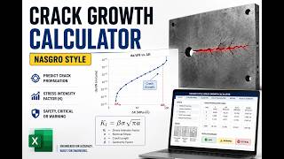 NASGRO-Style Crack Growth Calculator in Excel | Predict Fatigue Crack Propagation & Failure