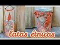 CURSO LATAS ESTILO ETNICO  ACCESORI0S CASEROS