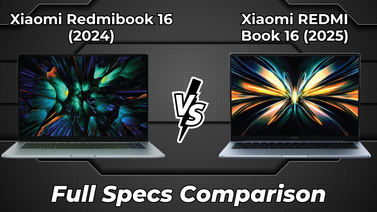 Xiaomi Redmibook 16 2024 vs Xiaomi REDMI Book 16 2025 🔥 Full Specs Comparison